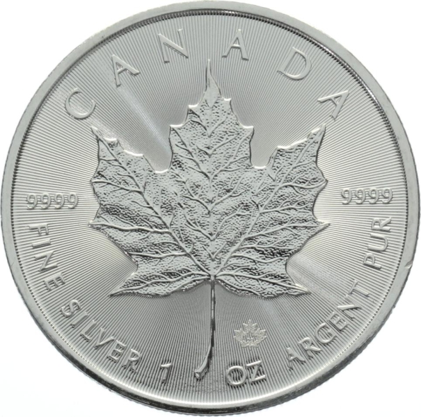 Kanada 5 Dollars 2022 Maple Leaf - 1 Unze Feinsilber